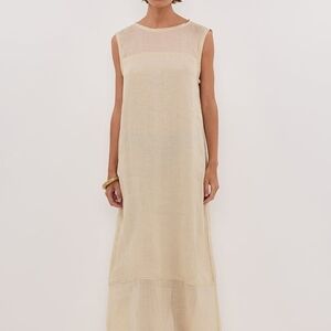 DISSH Cream Maxi Dress